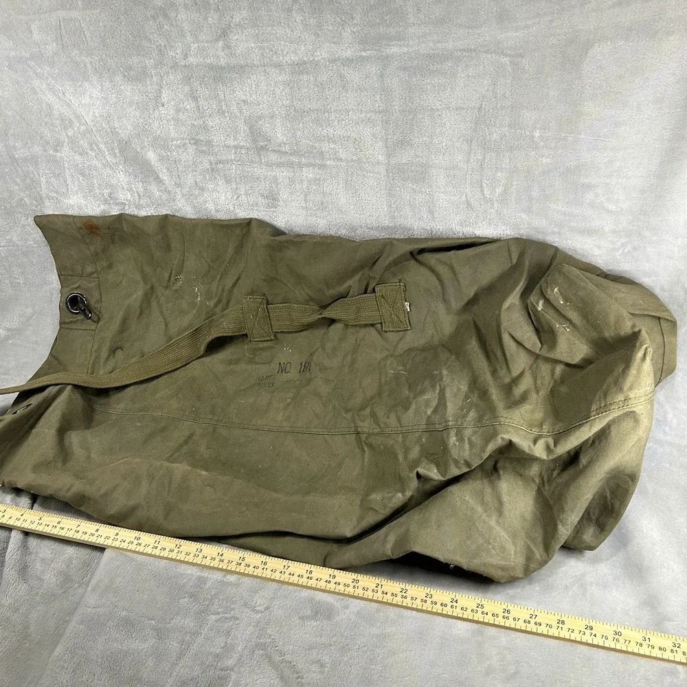 Authentic US Military Issue Duffle Bag‎ Backpack Green Large Rucksack Large